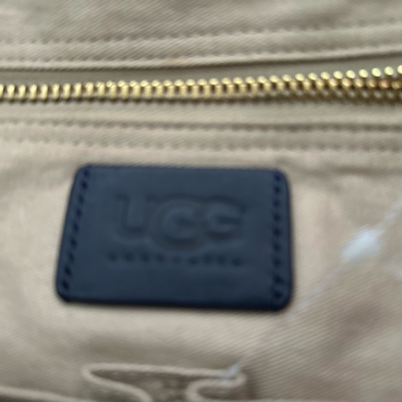 Ugg Gray Leather Hobo Bag - Picture 6 of 7